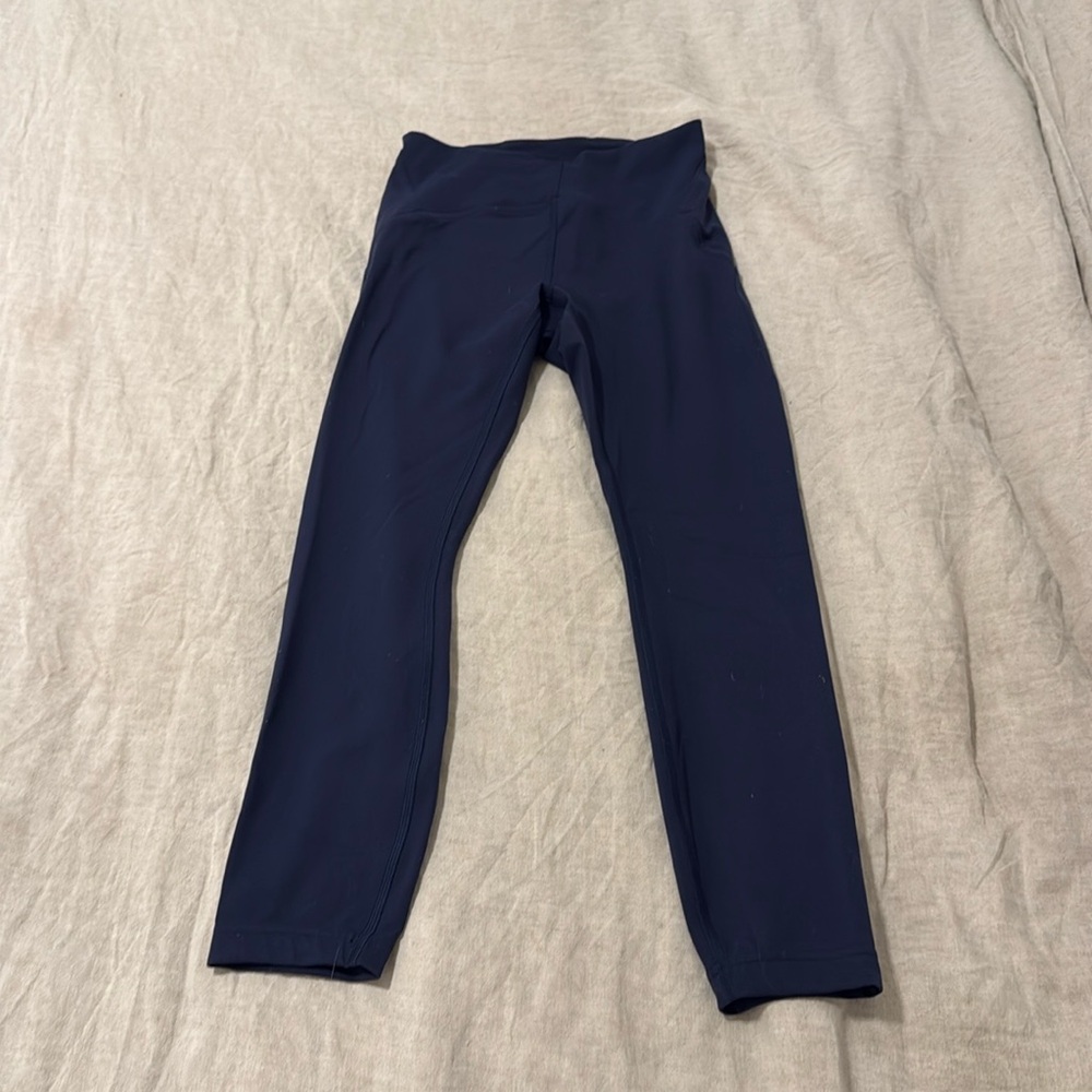 Lululemon 7/8 Navy Leggings